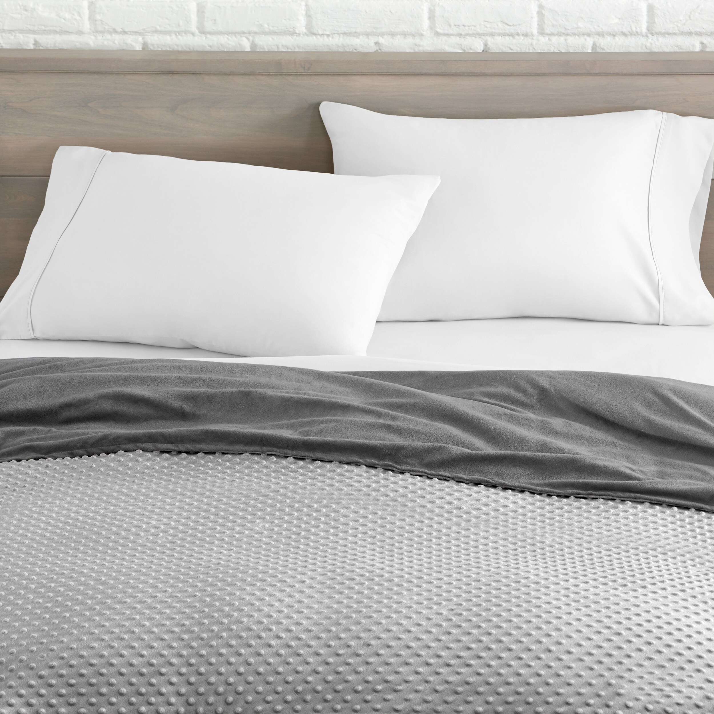 Bare Home Minky Fleece Weighted Blanket Duvet Cover