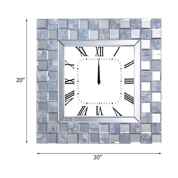 Acme Furniture Nasa Mirrored Wall Clock