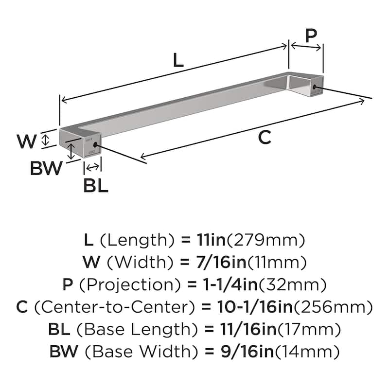 Amerock Blackrock Kitchen Cabinet Pull