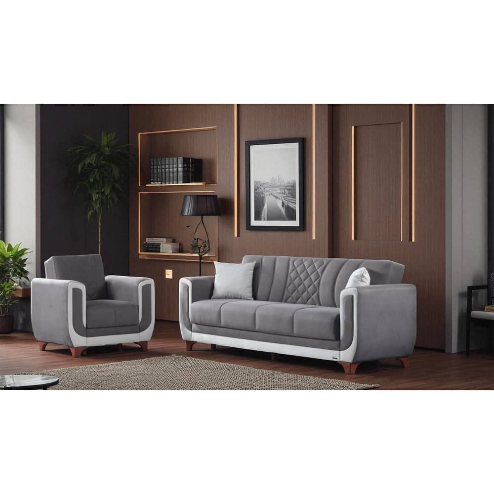 Legola 3 Pieces Living Room Sets 1 Sofa 2 Chair