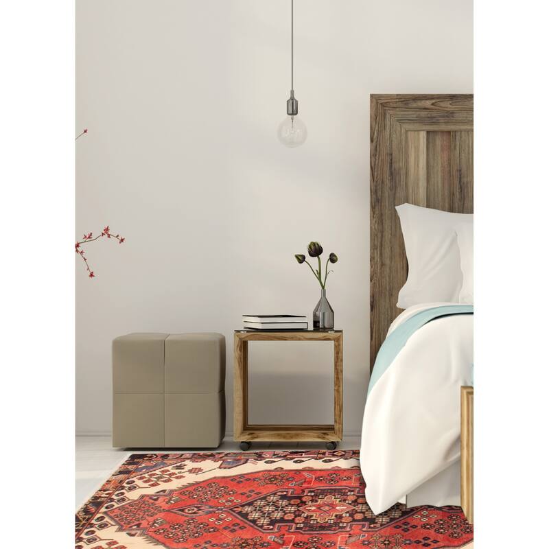 ECARPETGALLERY Hand-knotted Anadol Red Wool Rug - 4'3 x 6'4