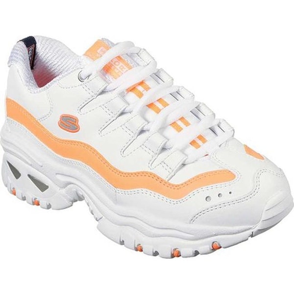 orange skechers