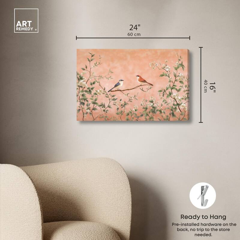 Perch in the Trees Canvas by Art Remedy, Gallery Wrapped