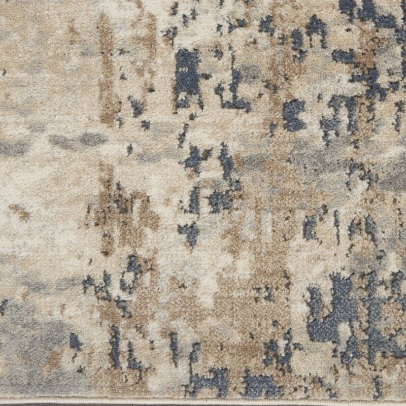 Mepi Power Loomed Abstract Modern Area Rug By HomeRoots