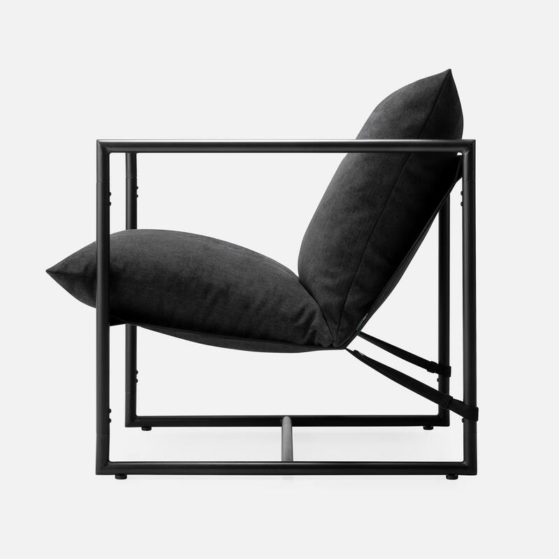 Priage by ZINUS Metal & Upholstered Sling Accent Chair