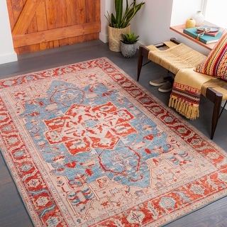 Theda Rug Artistic Weavers Theda Persian Medallion Printed Area Rug - Bed Bath ...