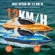 preview thumbnail 12 of 26, RC Boat, 2.4GHz 12 km/h, Remote Control Boat for Pools & Lakes, Racing Boat with LED Light for Adults Boys & Girls