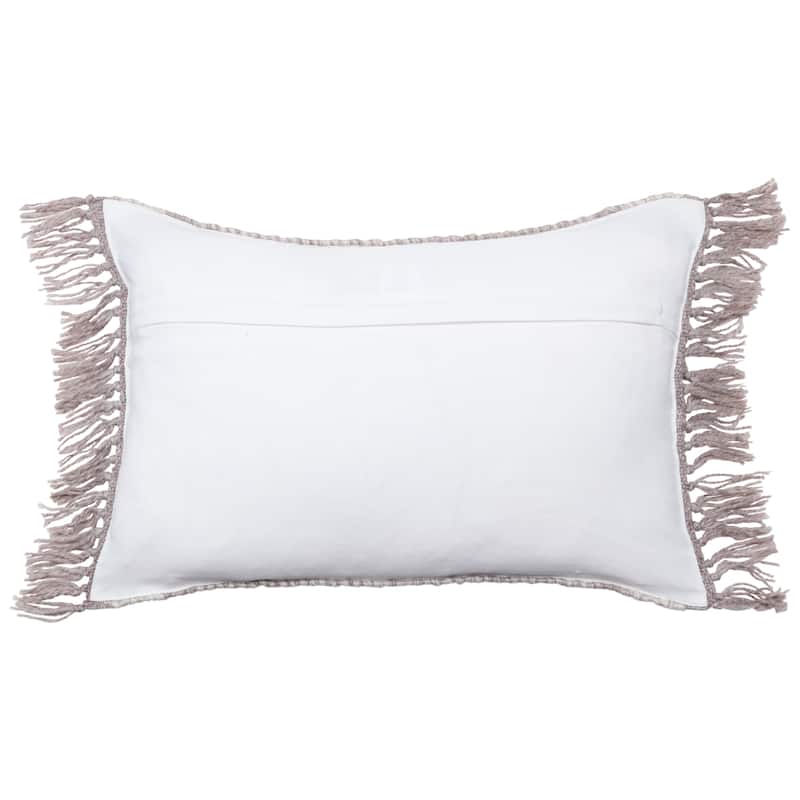 Iker Indoor/ Outdoor Chevron Lumbar Pillow