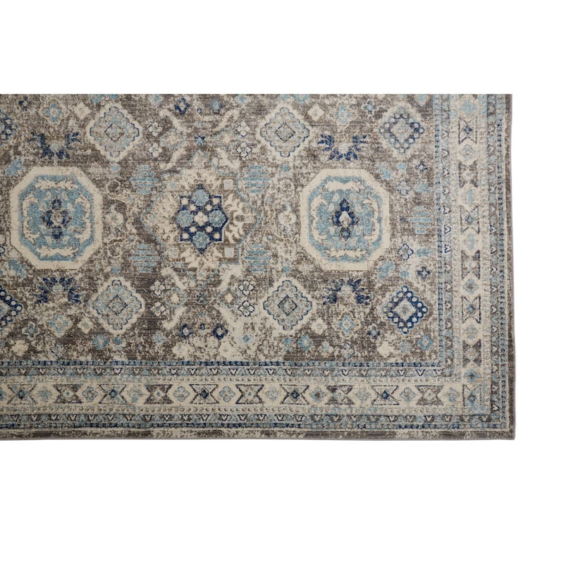 Bellini Vintage Bohemian Medallion Moroccan Transitional Rug