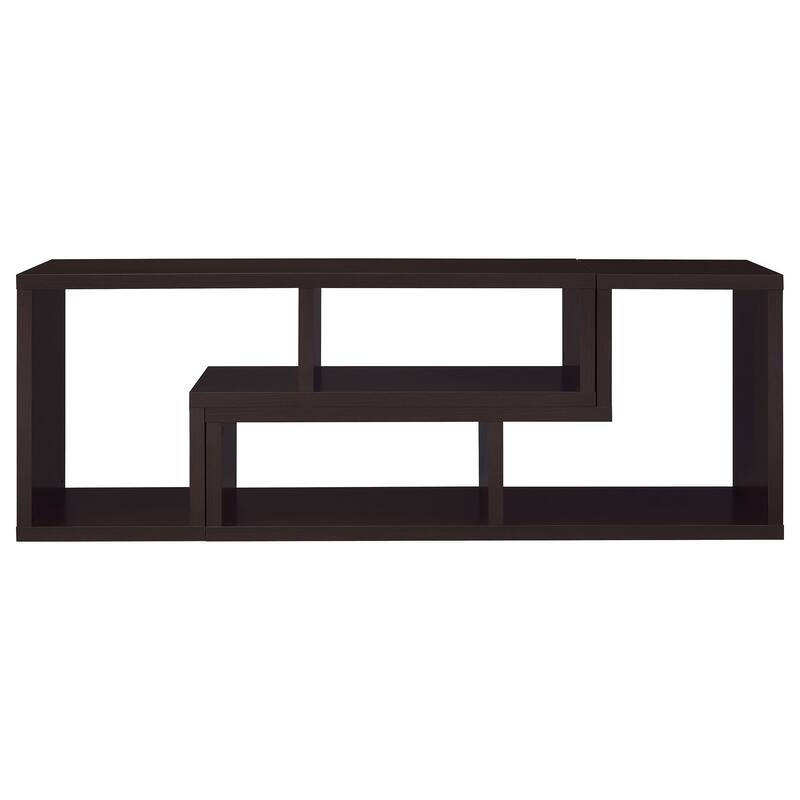 Velma Multipurpose TV Stand and Bookshelf Cappuccino - 47.25" x 15.25" x 22.00"