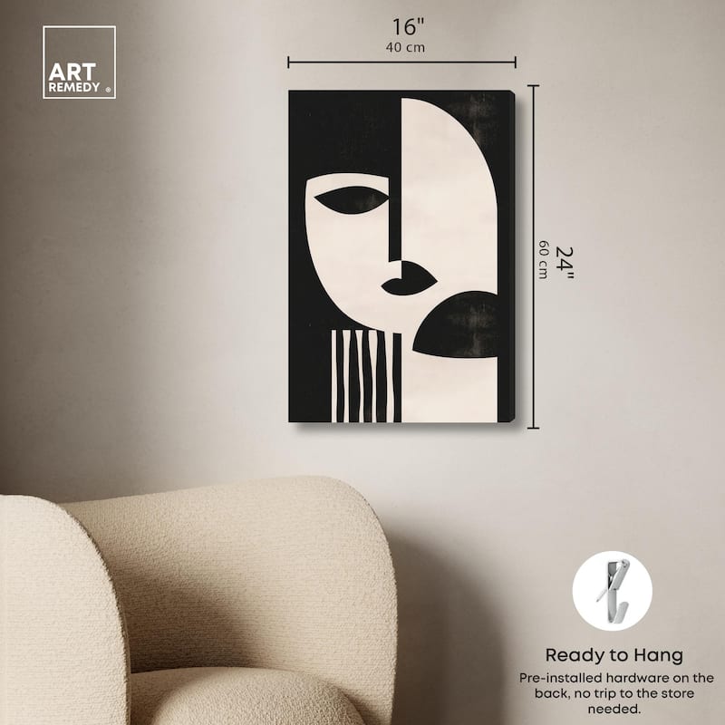 The Mask III Canvas by Art Remedy, Gallery Wrapped