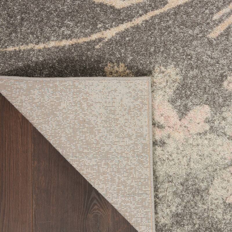 HomeRootsFloral Contemporary Rectangle Area Rug - 72' X '48' X '0.5