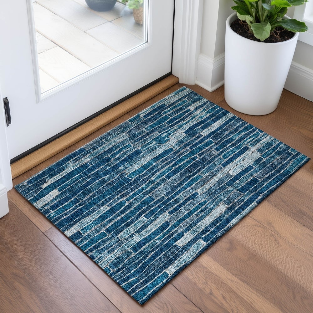 Premium Washable Super Soft Modern Stripes Mayfield Rug