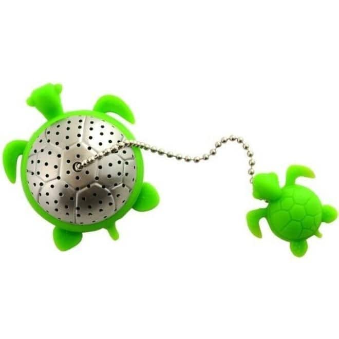 Norpro Turtle Shape Silicone / Stainless Steel Mesh Ball Loose Leaf Tea Infuser