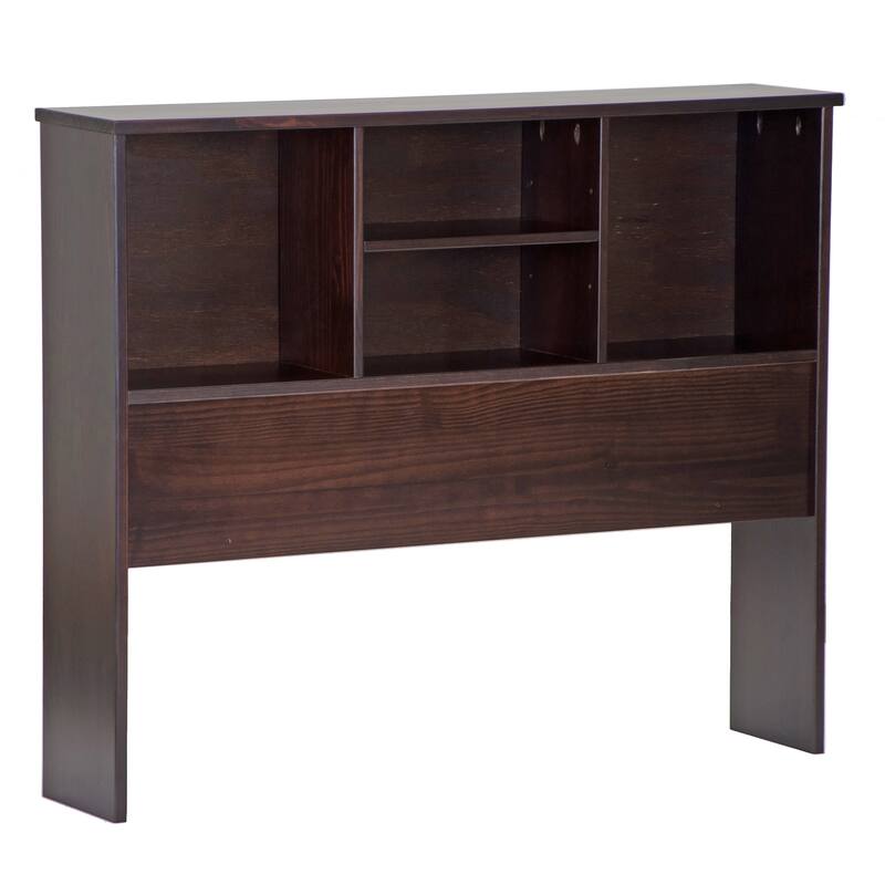 Palace Imports 100% Solid Wood Kansas Twin Size Bookcase Headboard
