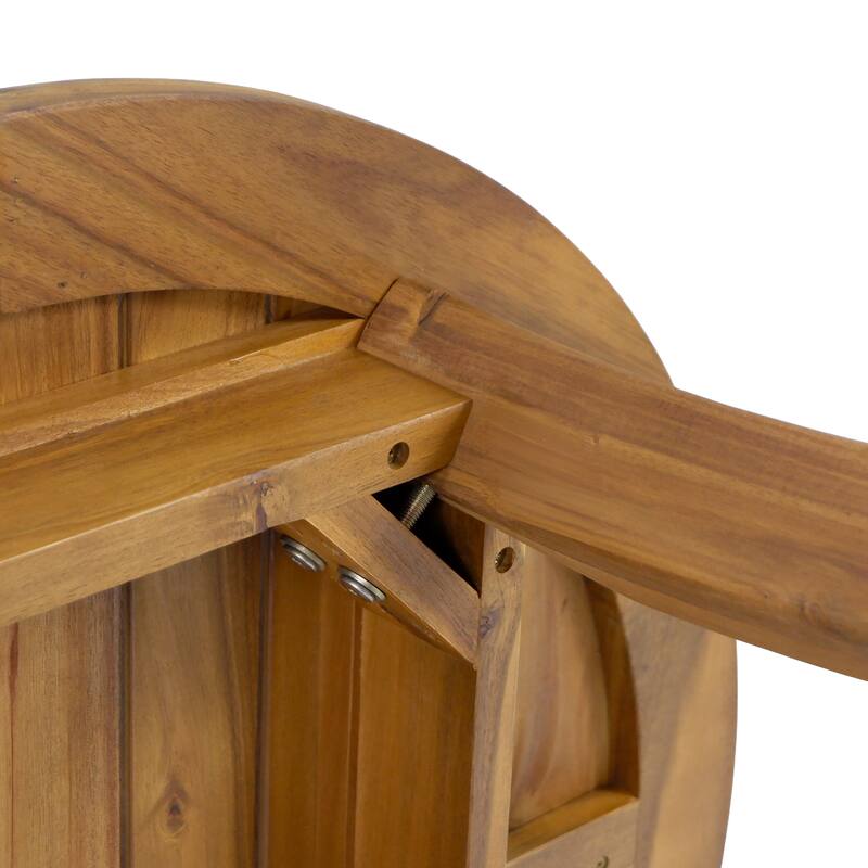 Christopher Knight Home - Tsuneko 7-Piece Outdoor Acacia Wood Dining Set with Woven Wicker Chairs & 70" Oval Dining Table