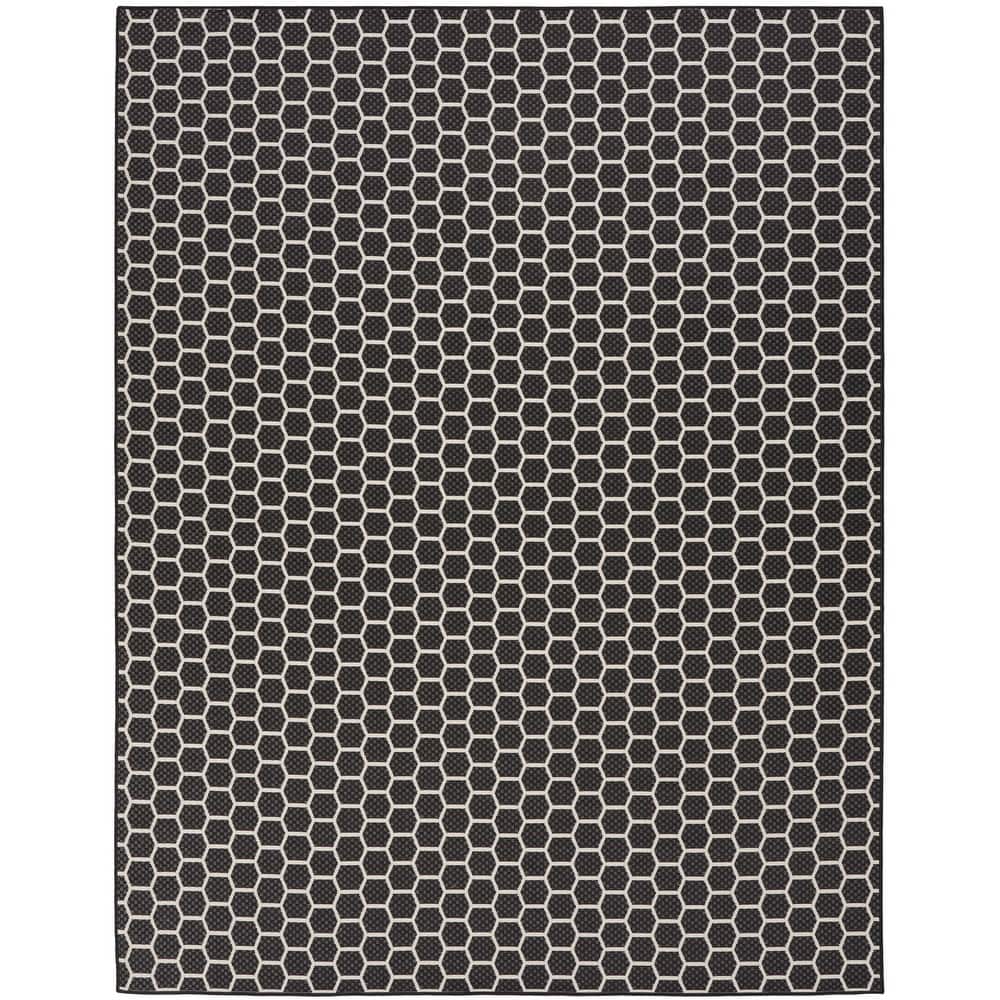 Nourison Reversible Indoor Outdoor Indoor/Outdoor Geometric Area Rug