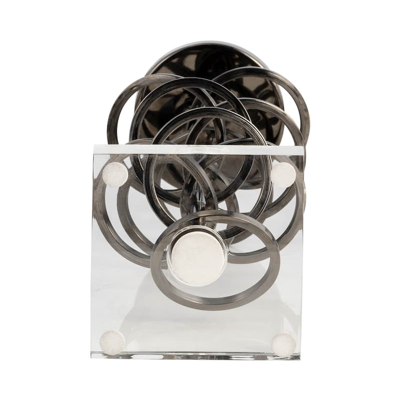 Sagebrook Home Metal Ring Toss Candleholder