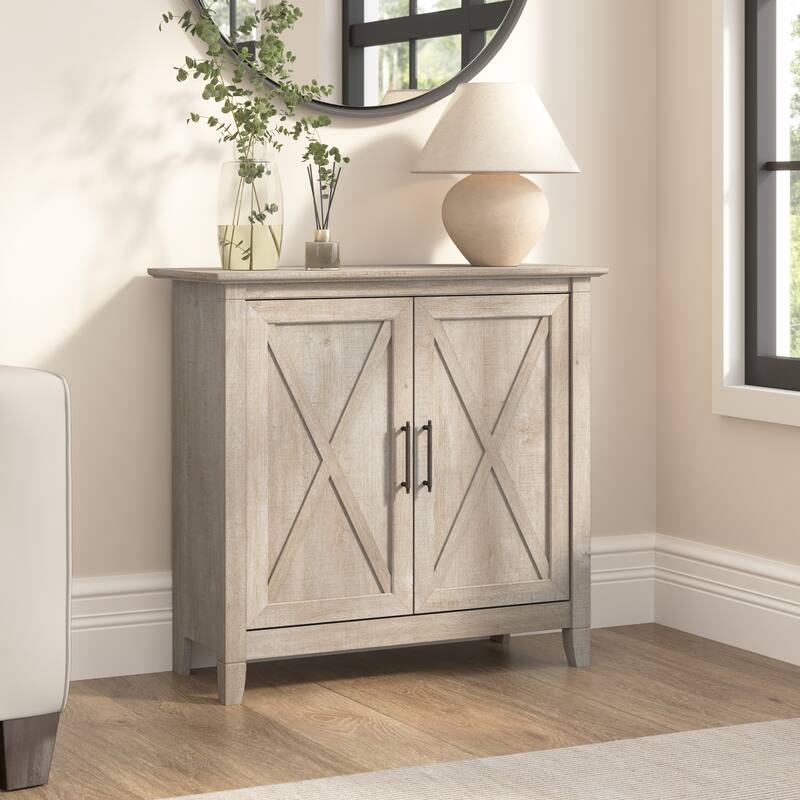Key West Small Storage Cabinet with Doors by Bush Furniture