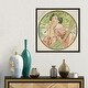 preview thumbnail 6 of 13, iCanvas "July, 1899 " by Alphonse Mucha Framed