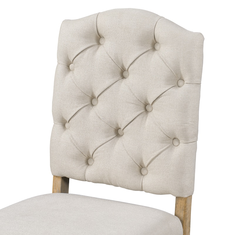 Functional Dining Table Set with Extendable Table and 4 Upholstered Chairs