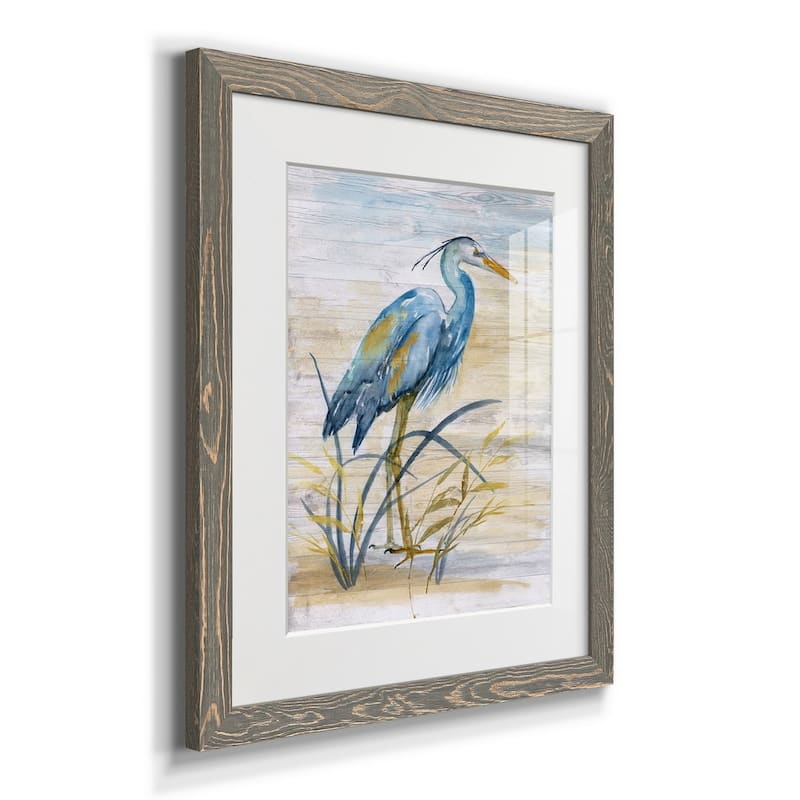 Blue Heron I-Premium Framed Print - Ready to Hang