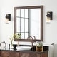 preview thumbnail 3 of 11, 1-Light Black/Wood Tone Rustic Farmhouse Wall Sconce with Clear Mason Jar Glass Shade - 10"H x 4.7"W x 5.4"D