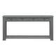 preview thumbnail 36 of 47, Merax Rustic Console Table with Storage Drawers and Bottom Shelf