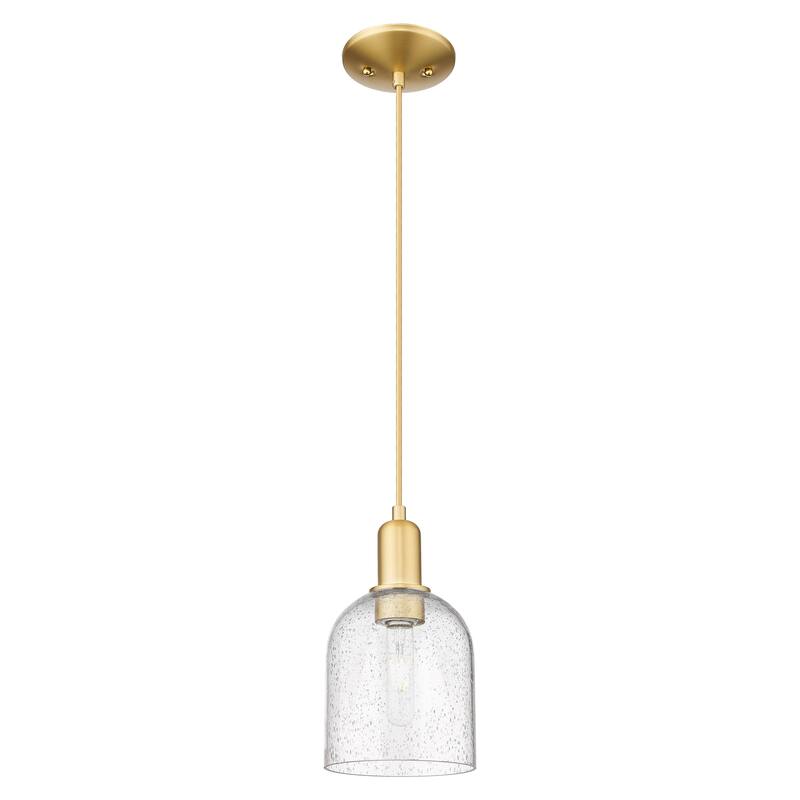 Innovations Lighting Endless Possibilities Arcadia - Bella - 1 Light 6" Cord Hung Mini Pendant - Satin Gold/Seedy