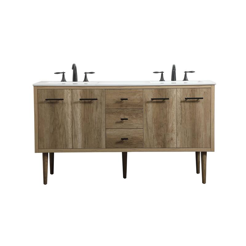 Fern 60 Inch Double Bathroom Vanity