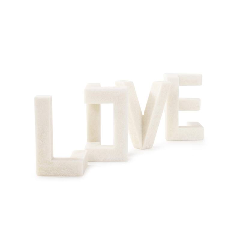 Just Say "Love" Sculpture in Polyresin - 10.5H x 7W x 2.3/4D