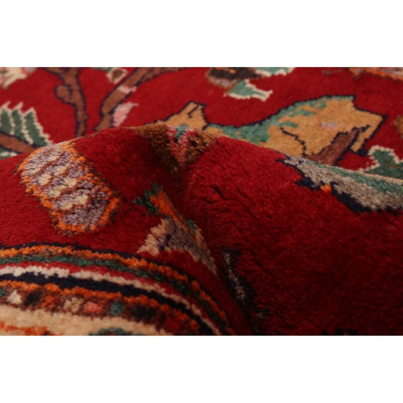 ECARPETGALLERY Hand-knotted Melis Vintage Red Wool Rug - 3'3 x 12'9