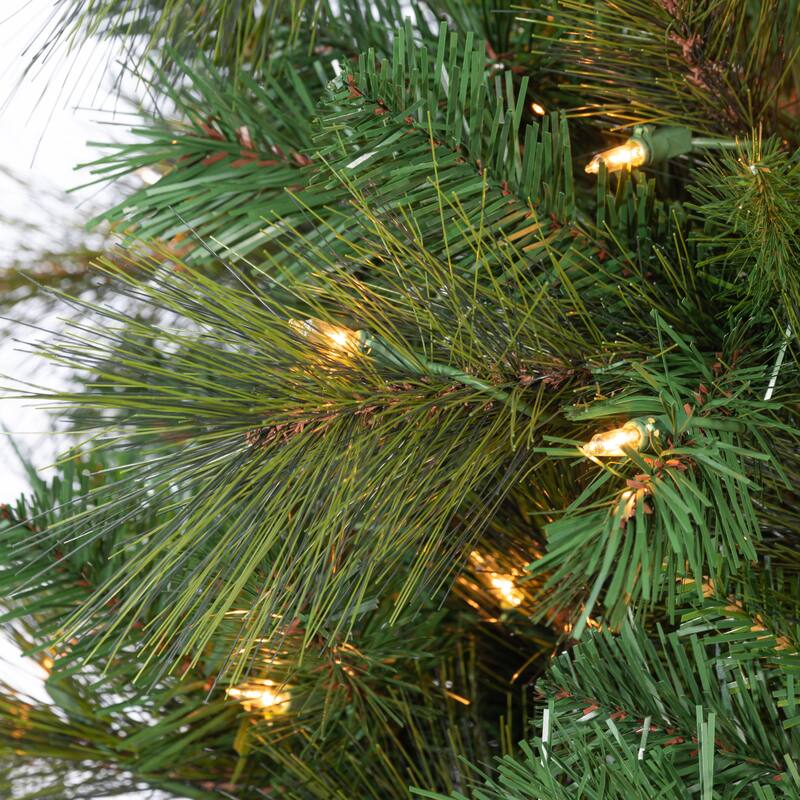 7.5 Pre Lit Clear UL Hard Needle Baxter Pine
