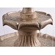preview thumbnail 4 of 9, Kenroy Home Frost 44-1/4" Tall Solar Powered Outdoor Floor Fountain - Sandstone