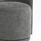 preview thumbnail 7 of 9, Modern Armless 360-Degree Swivel Dining Chair Barrel Chair