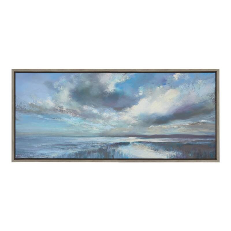 Kate and Laurel Sylvie The Tide Waits for No Man Framed Canvas by Nel Whatmore