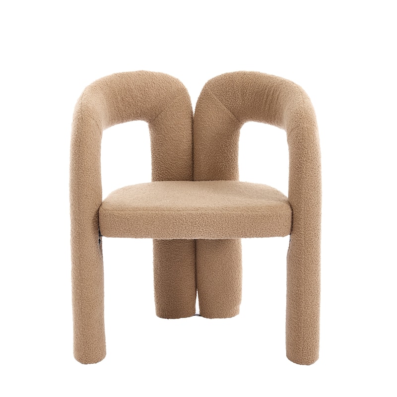 Contemporary Designed Velvet Fabric Upholstered Accent/Dining Chair/Barrel Side Chairs Armchair For Living Room Set Of 2