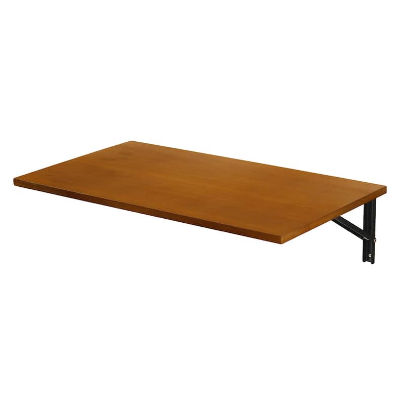 Multifunctional Wall Mounted Folding Desk Wooden Shelf & Workbench