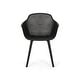 preview thumbnail 12 of 22, Lotus Outdoor Modern Dining Chairs (Set of 2) by Christopher Knight Home