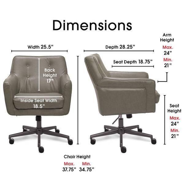 Serta Style Ashland Home Office Chair On Sale Overstock 18010939