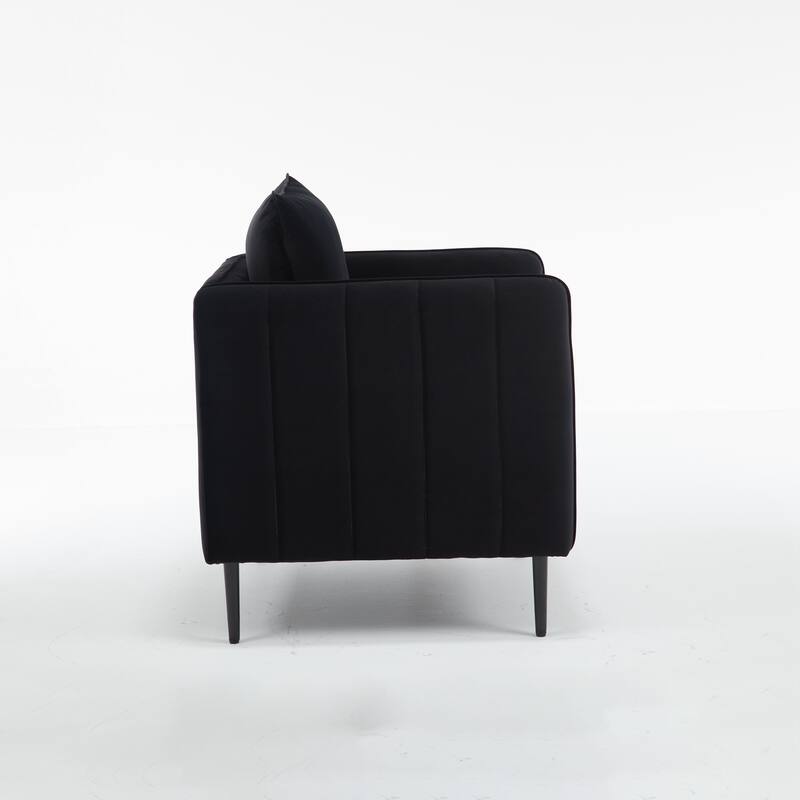 Accent Chair for Living Room, =Comfy Single Sofa Chair Mid-Century Modern Armchair