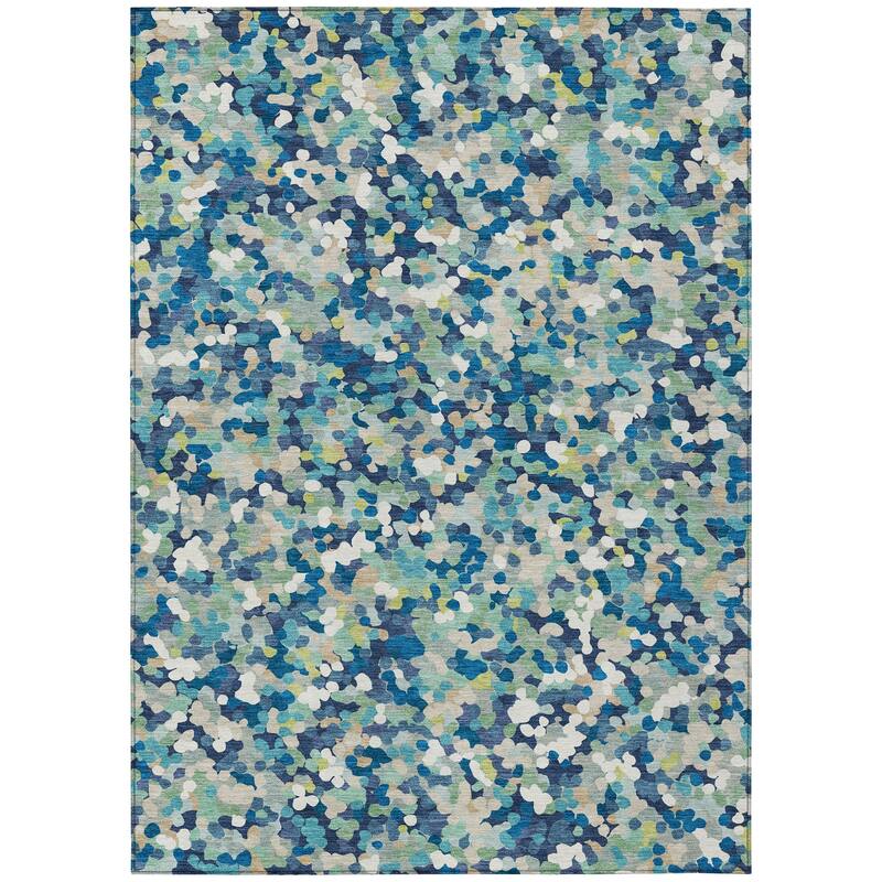 Machine Washable Indoor/ Outdoor Contemporary Halia Chantille Rug