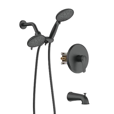 GIVINGTREE Pressure Balanced Complete Shower System with Rough-In Valve - 4.7 inch