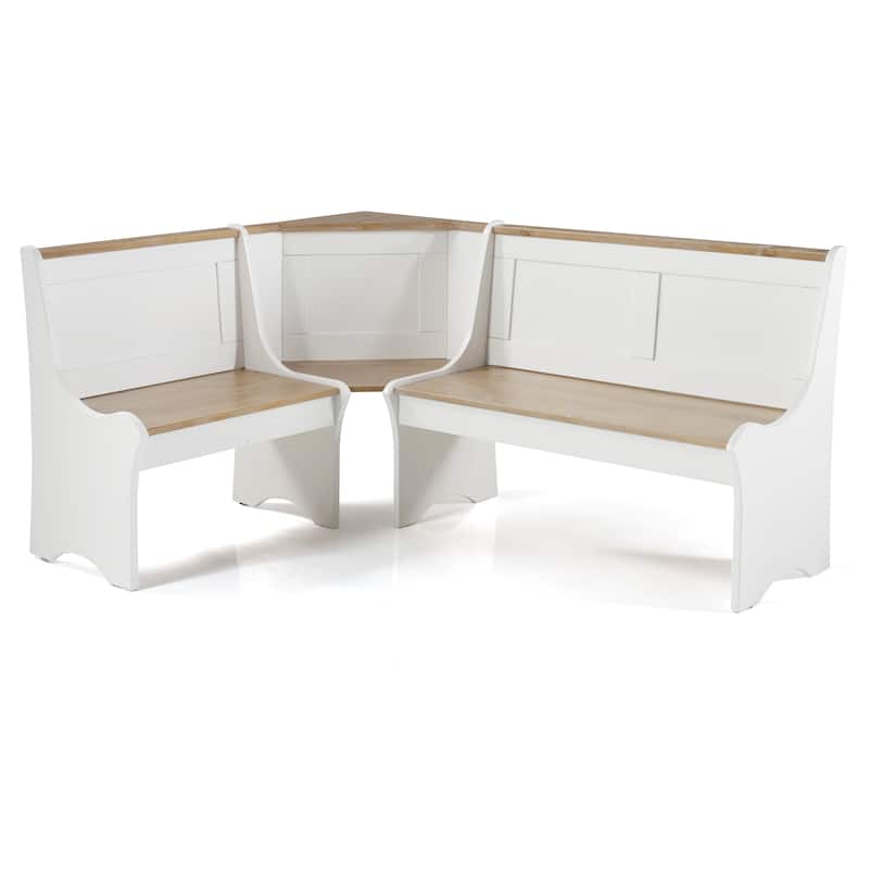 Linon Hillcrest 3-Piece Storage Nook