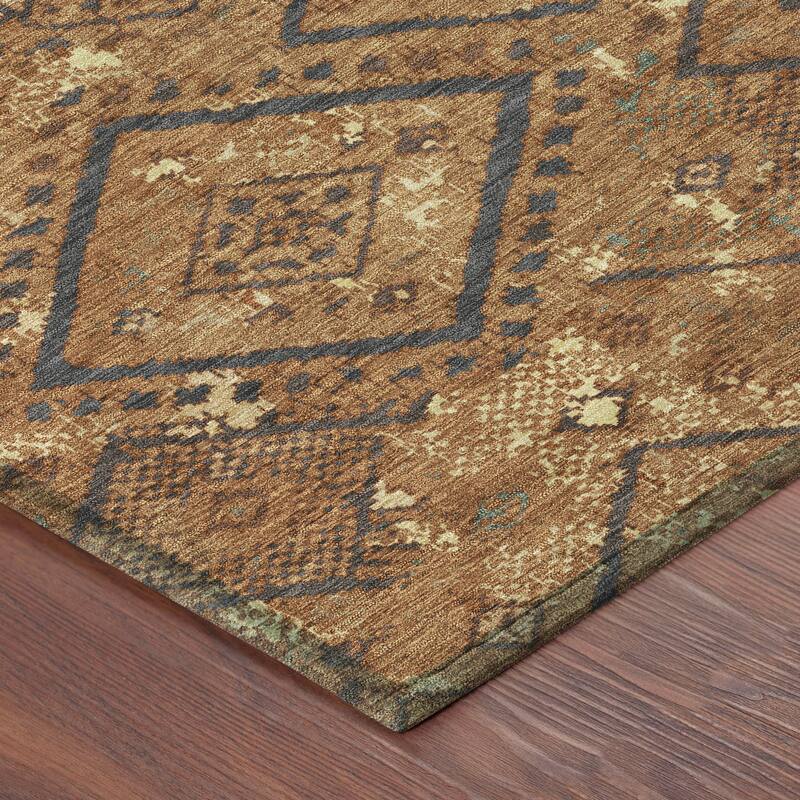Machine Washable Indoor/ Outdoor Global Andes Chantille Rug