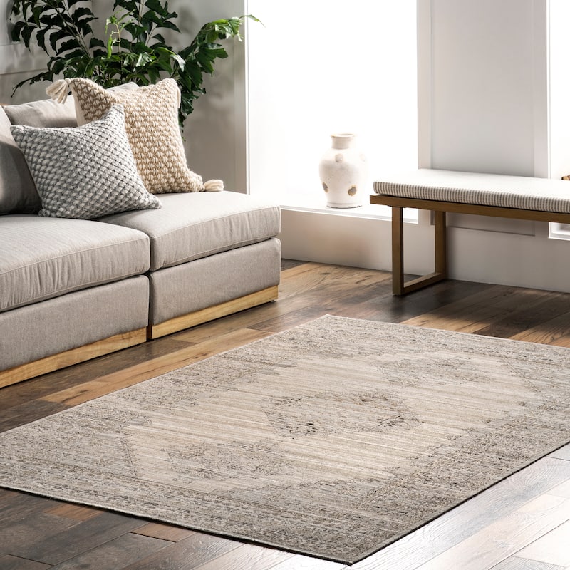 Nuloom Deena Vintage Machine Washable Indoor/Outdoor Area Rug