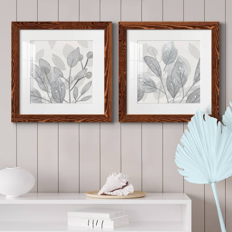 Shadow Leaves I-Premium Framed Print - Ready to Hang