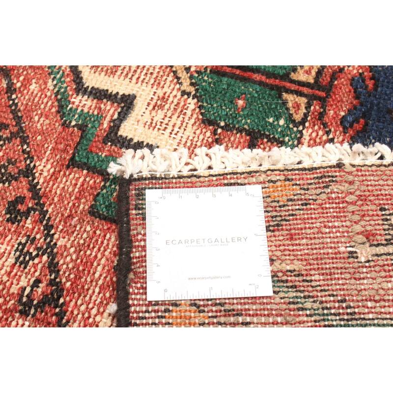 ECARPETGALLERY Hand-knotted Andelz Dark Red Wool Rug - 3'3 x 6'6