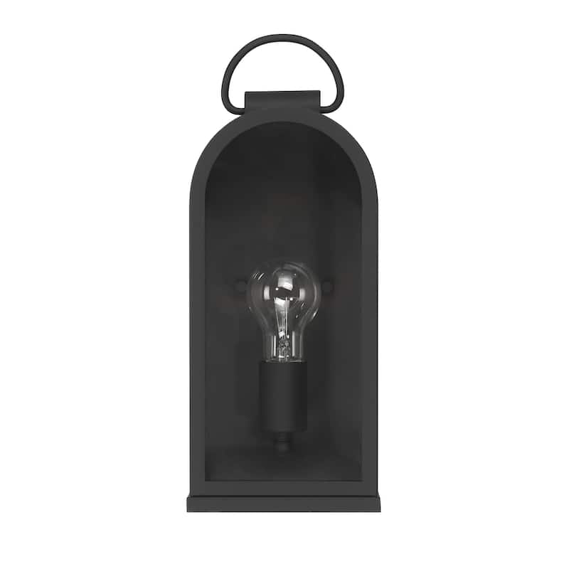 Hunter Kendra Bell Outdoor WeatherMax Wall Light - Pocket Lantern, Transitional, Low-Profile - Resists Extreme Weather!