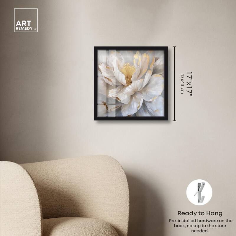 Golden Veins of Grace Shadowbox by Art Remedy